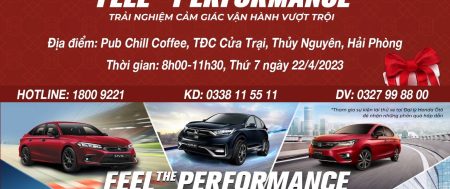 FEEL THE PERFOMANCE – Honda Ôtô Hải Phòng – Thủy Nguyên