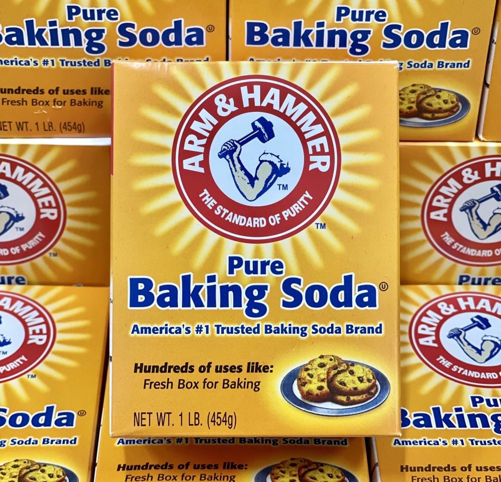 Bột baking soda có khả năng tẩy rửa hiệu quả